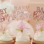 Cake picks  Baby in bloom
