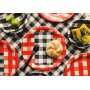 Servietter - Svart rutete - 33x40 cm - 20-pakning Servietter - Svart rutete - 33x40 cm - 20-pakning