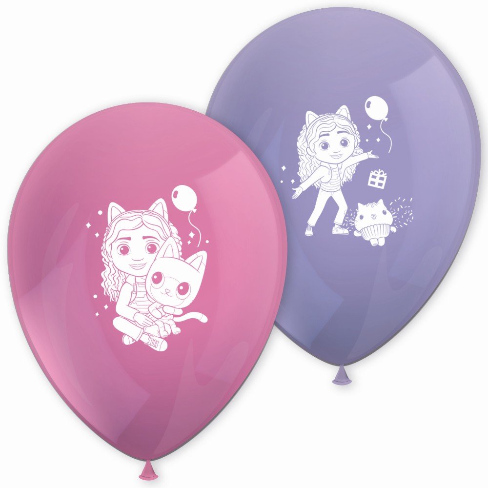 Ballonger – Gabbys dukkehus – 8-pakning – Gabbys dukkehus