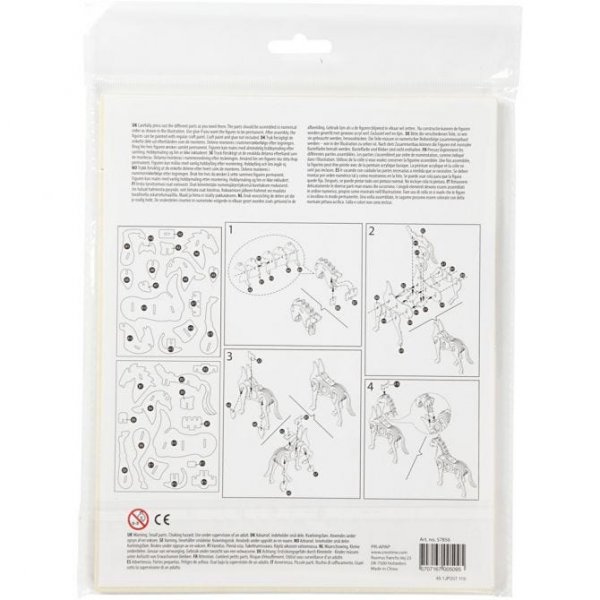 3D-puslespill - Tre - Hest 3D-puslespill - Tre - Hest