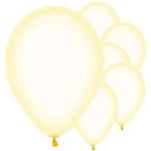 Ballonger - Krystall - Lys Gul - 50-pakning Ballonger - Krystall - Lys Gul - 50-pakning