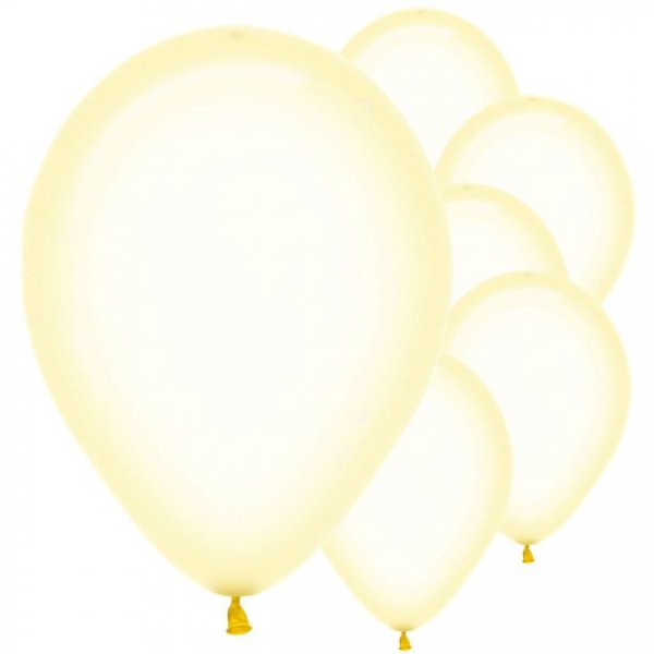 Ballonger - Krystall - Lys Gul - 50-pakning
