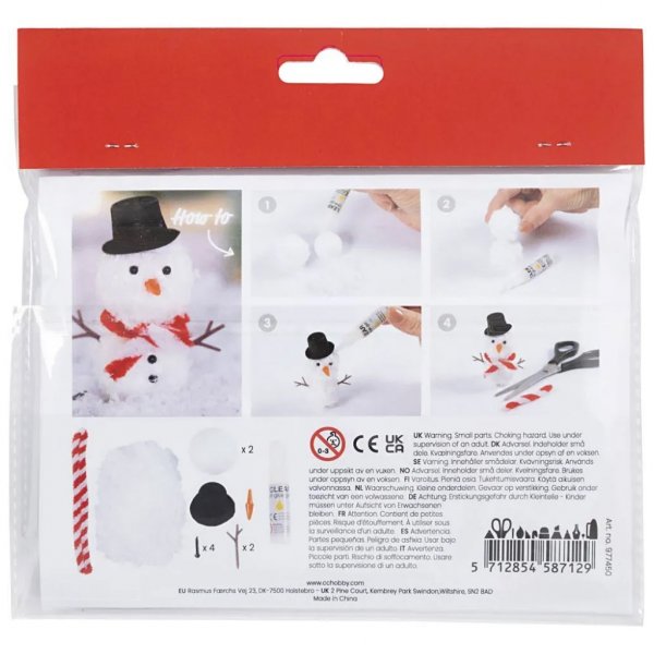 Julenissetilbeh�r - Gj�r-det-selv - Sn�mann