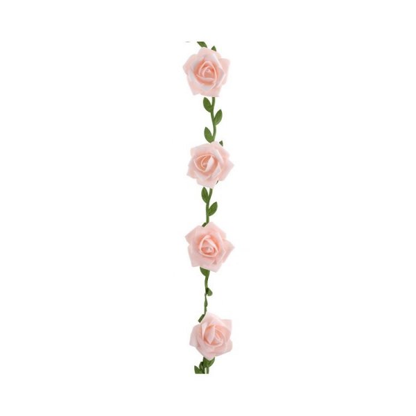 Girlander med rosa roser - 120 cm Girlander med rosa roser - 120 cm