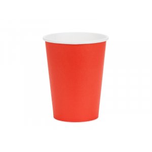 Papirkopp - Rød - 250ml Papirkopp - Rød - 250ml