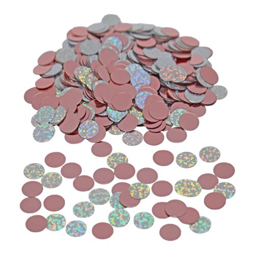 Konfettisirkler - Rosa/Skimrende Konfettisirkler - Rosa/Skimrende