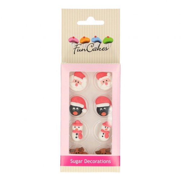 Sukkerdekorasjoner - julefigurer Sukkerdekorasjoner - julefigurer