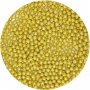 Sukkerperler - Medium 4 mm - Metallisk gull - Funcakes - 80 g Sukkerperler - Medium 4 mm - Metallisk gull - Funcakes - 80 g