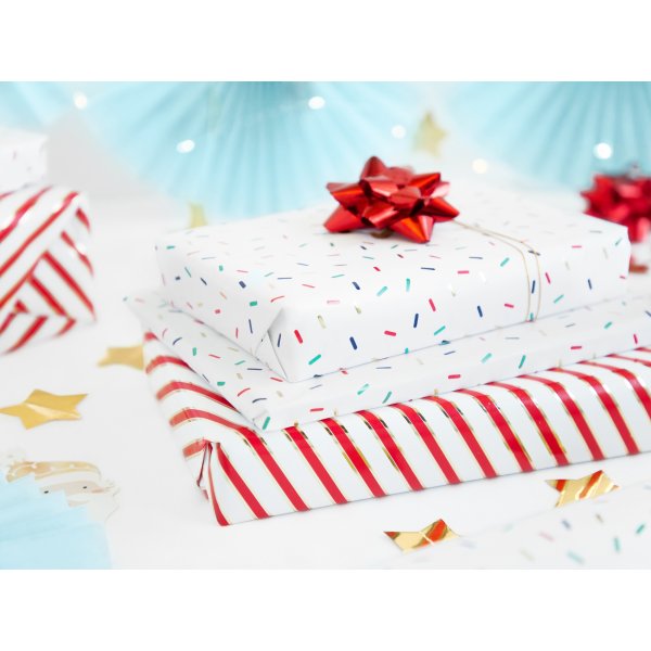 Gaveinnpakning - Strøssel - Fargerikt Gaveinnpakning - Strøssel - Fargerikt