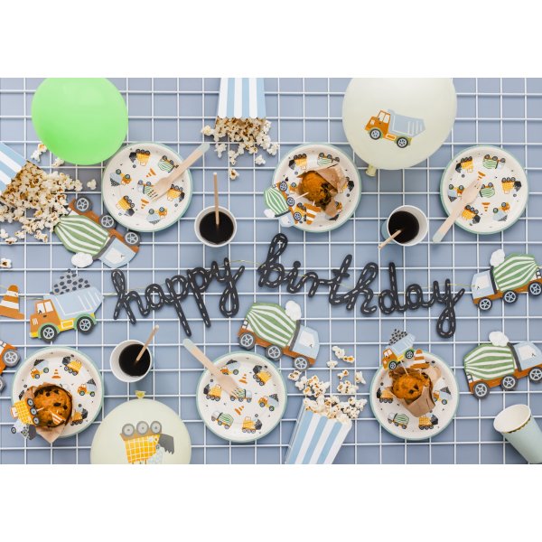 Kakelys - Lastebilfest - 5-pakning