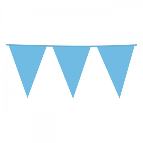 Vimpelgirlander lysebl� - 10 meter
