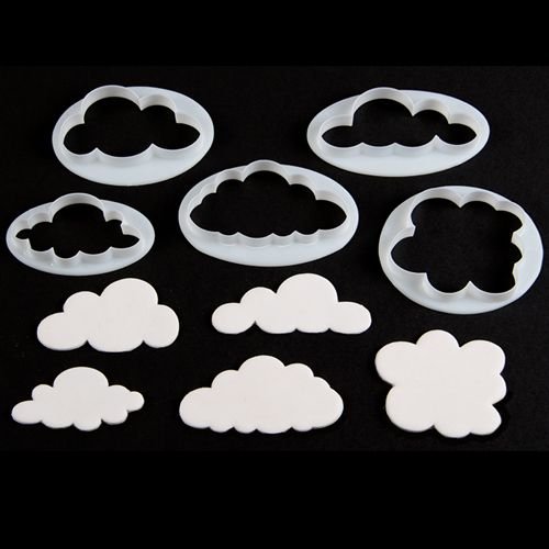 Kakeformer - Fluffy Clouds - 5-pakning Kakeformer - Fluffy Clouds - 5-pakning