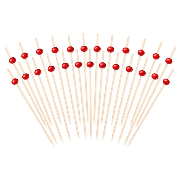 Snackpinner/Drikkepinner - Røde - 12 cm - 25 stk Snackpinner/Drikkepinner - Røde - 12 cm - 25 stk