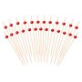 Snackpinner/Drikkepinner - Røde - 12 cm - 25 stk Snackpinner/Drikkepinner - Røde - 12 cm - 25 stk