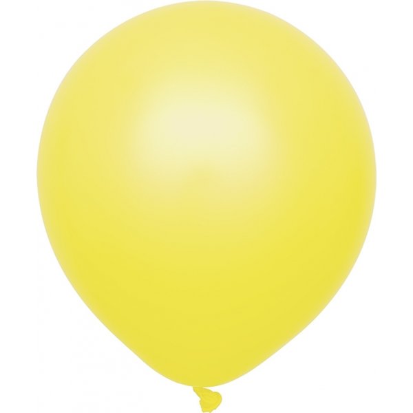 Ballonger ensfarget - Premium 30 cm - Gul Ballonger ensfarget - Premium 30 cm - Gul