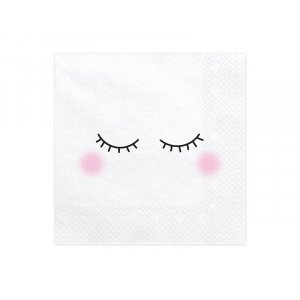 Servietter - Sovende ansikt - 20-pakning Servietter - Sovende ansikt - 20-pakning