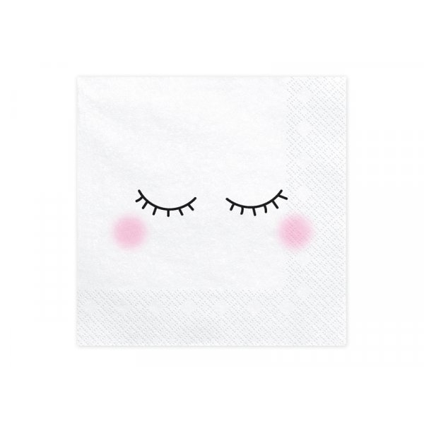 Servietter - Sovende ansikt - 20-pakning