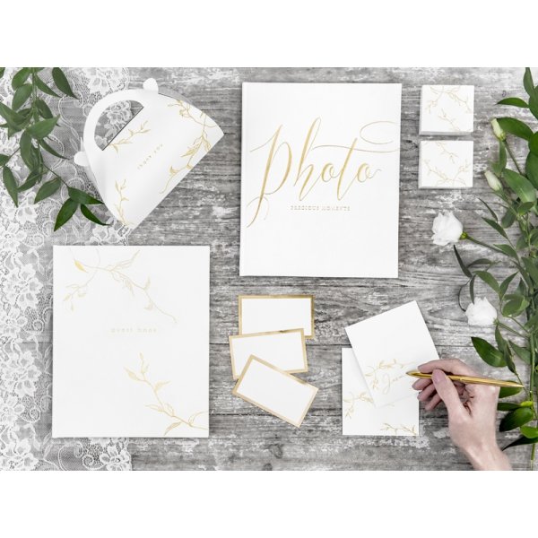 Fotoalbum - Precious moments - Hvit/Gull