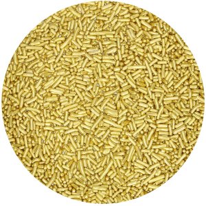 Strøsselpinner Metallisk gull 80 g - FunCakes Strøsselpinner Metallisk gull 80 g - FunCakes