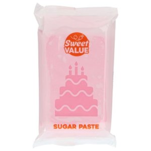 Sukkerpasta - Rosa - Sweet Value - 200 g Sukkerpasta - Rosa - Sweet Value - 200 g