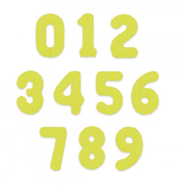 Ballongfigur - Neon Gul - 86 cm