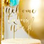 Cake Topper - Welcome to the world