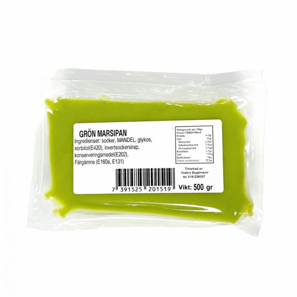 Marsipan Grønn - 500g - Örebro Bakeri Marsipan Grønn - 500g - Örebro Bakeri