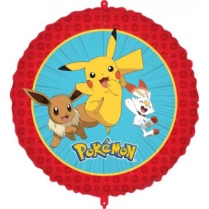 Folieballong - Rund - Pokémon - 46 cm Folieballong - Rund - Pokémon - 46 cm