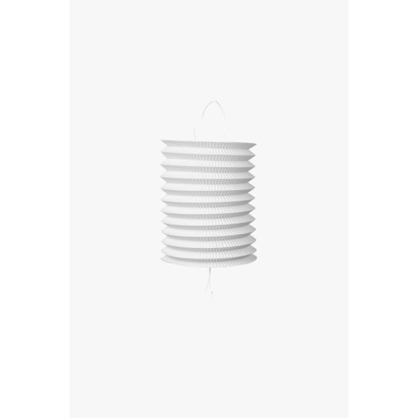 Lykt - Papir - Hvit - 16 cm Lykt - Papir - Hvit - 16 cm
