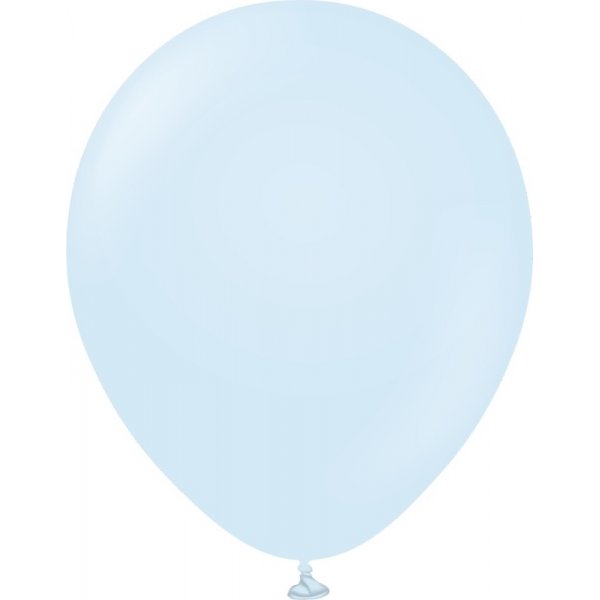 Ballonger ensfargede - Premium 30 cm - Makroner Babybl