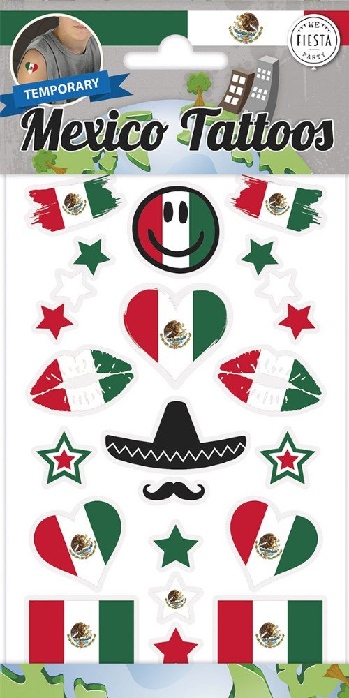 Tatoveringer – Mexico – 10-pakning – Mexico, Land