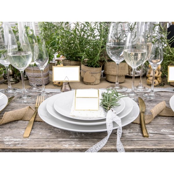 Gaveeske - 10-pakning - Gullkant Gaveeske - 10-pakning - Gullkant