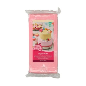 FunCakes sukkerpasta lys rosa (s�t rosa) 1 kg stor pakke