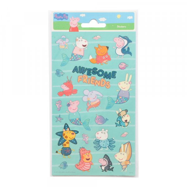 Klistremerker - Glitter - Greta Gris - ca. 20 stk. Klistremerker - Glitter - Greta Gris - ca. 20 stk.