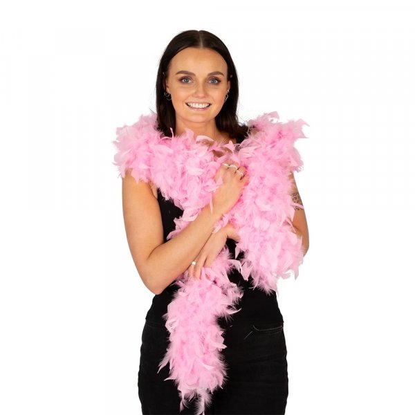 Fjærboa - Rosa - 80g Fjærboa - Rosa - 80g