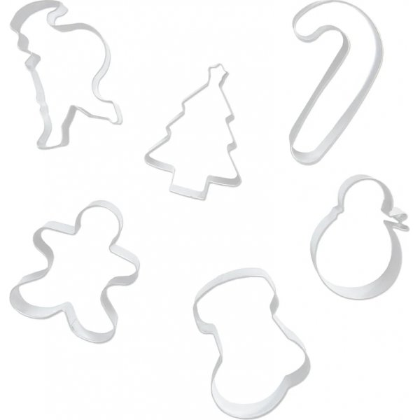 Kakeformer - Blandede julemotiver - 6-pakning Kakeformer - Blandede julemotiver - 6-pakning