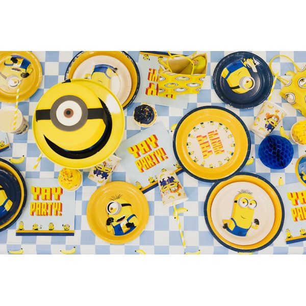 Papirtallerkener Minions - Mix Papirtallerkener Minions - Mix