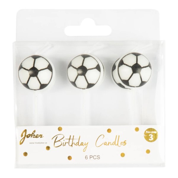 Kakelys - Fotballer - 6 stk Kakelys - Fotballer - 6 stk