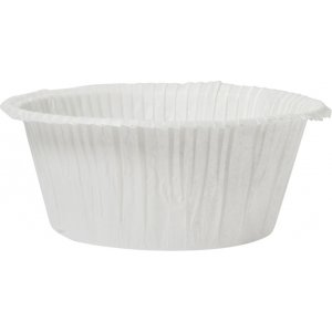 Amerikanske muffinsformer - Store - Hvite - 16-pakning