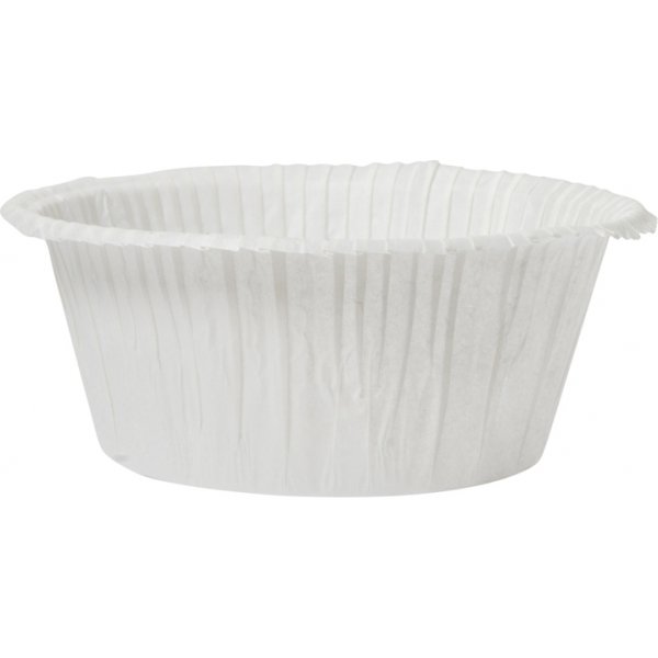 Amerikanske muffinsformer - Store - Hvite - 16-pakning