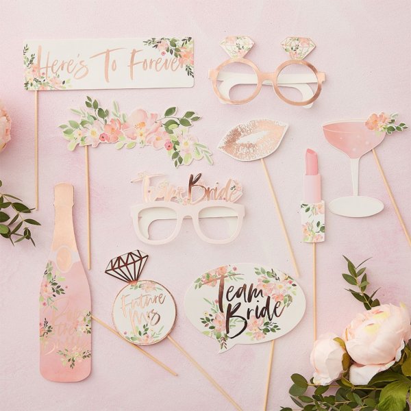 Photo Booth - Floral Hen