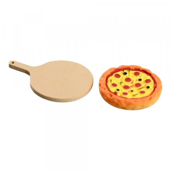 Julenissetilbehr - Pizza med bakespade