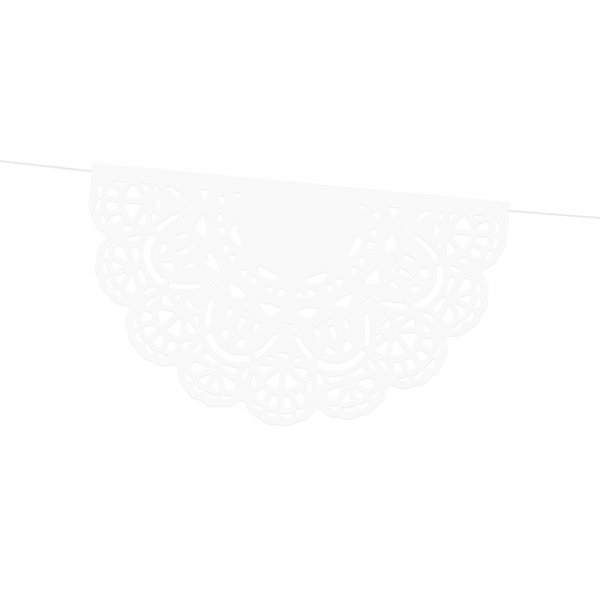 Girlander - Blondepapir - Hvit Girlander - Blondepapir - Hvit