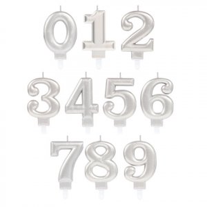 Nummerlys - Slv metallisk