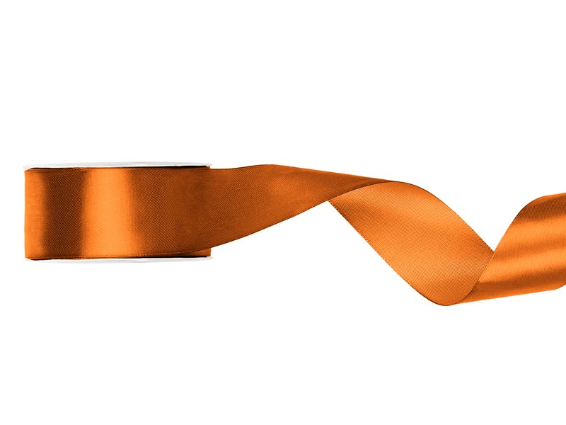 Satengbånd – Rusten – (Bredde: 25 mm) – 25 meter