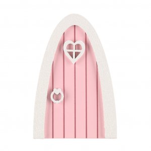 Nissed�r - Buet med vindu - Lys rosa/glitter