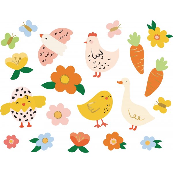 Tatoveringer - Påskemotiver - 20-pakning Tatoveringer - Påskemotiver - 20-pakning