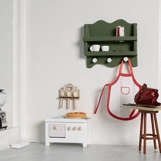 Julenissetilbehr - Pizza med bakespade