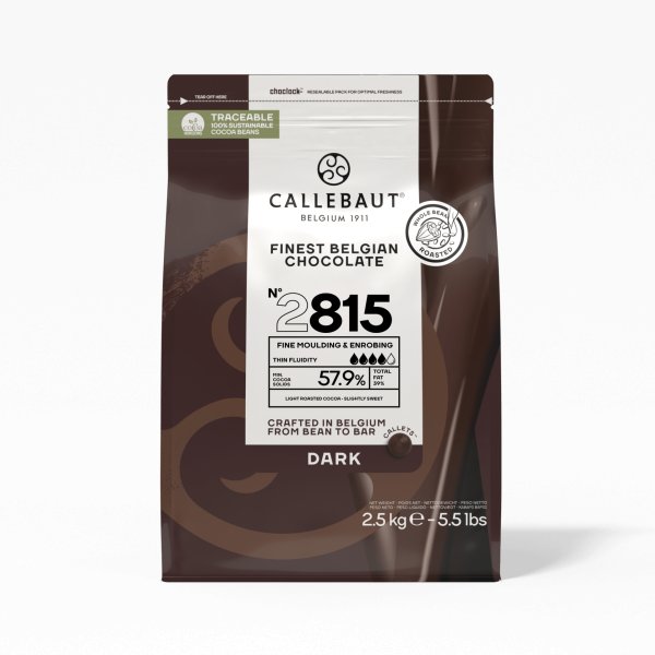 Sjokolade - 2815 - Callebaut - 2,5 kg Sjokolade - 2815 - Callebaut - 2,5 kg