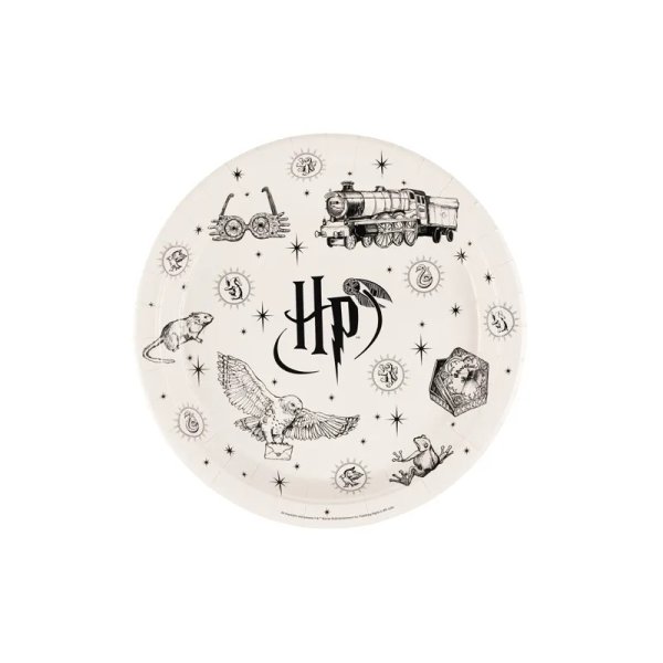 Papptallerkener - Harry Potter - 6-pakning - Beige Papptallerkener - Harry Potter - 6-pakning - Beige